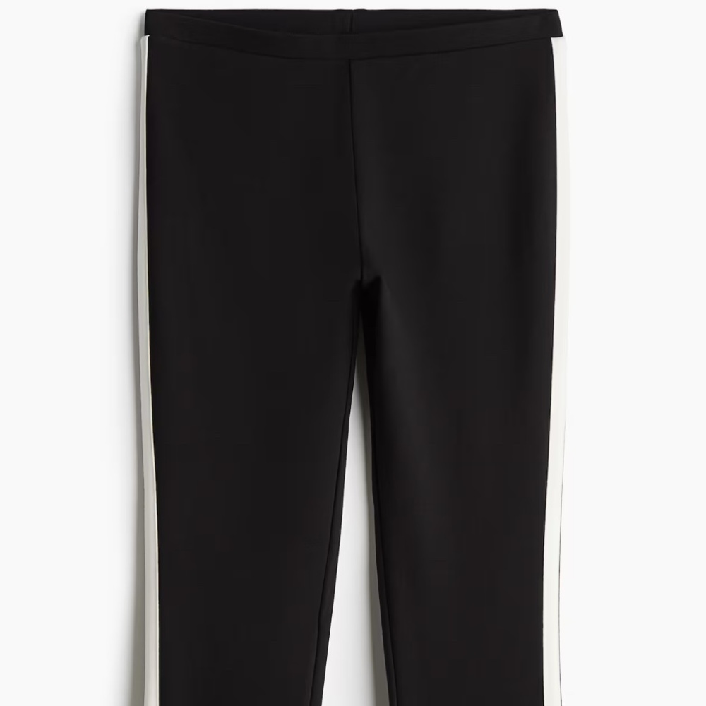 H&M Capri Leggings with Side Stripe